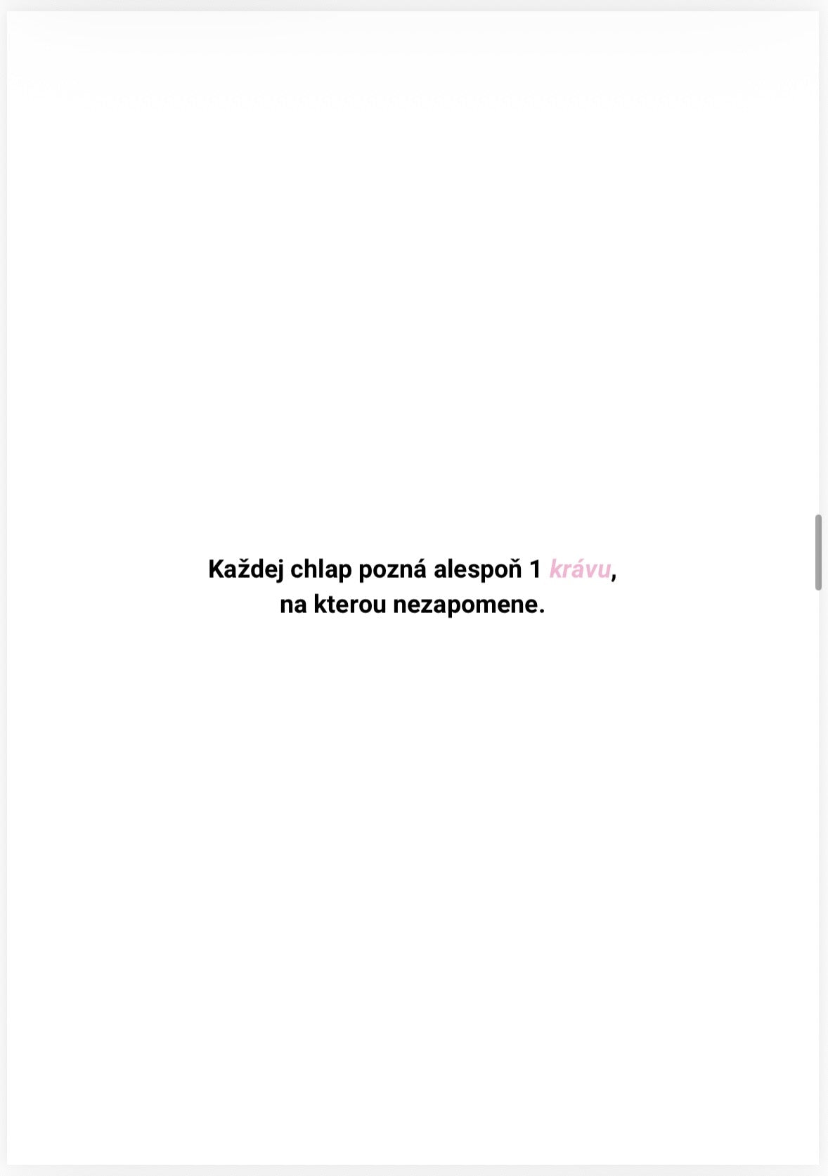 Předprodej: How to be single kráva